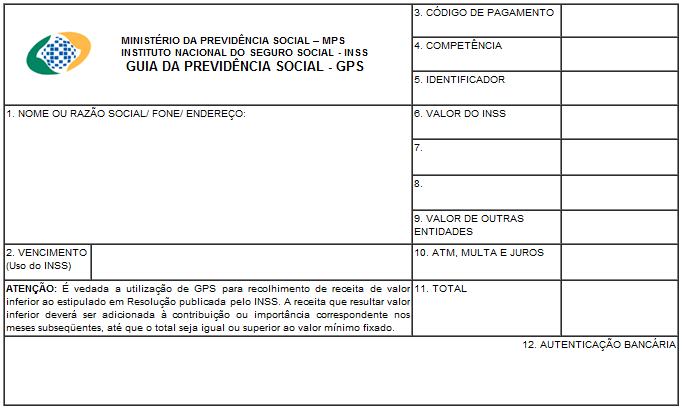 Guia da Previdência Social (GPS)
