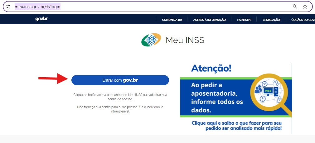 entrar com govbr