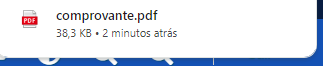 comprovante em pdf inss