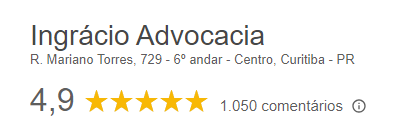 exemplo avaliações do google escritório de advocacia previdenciária ingrácio