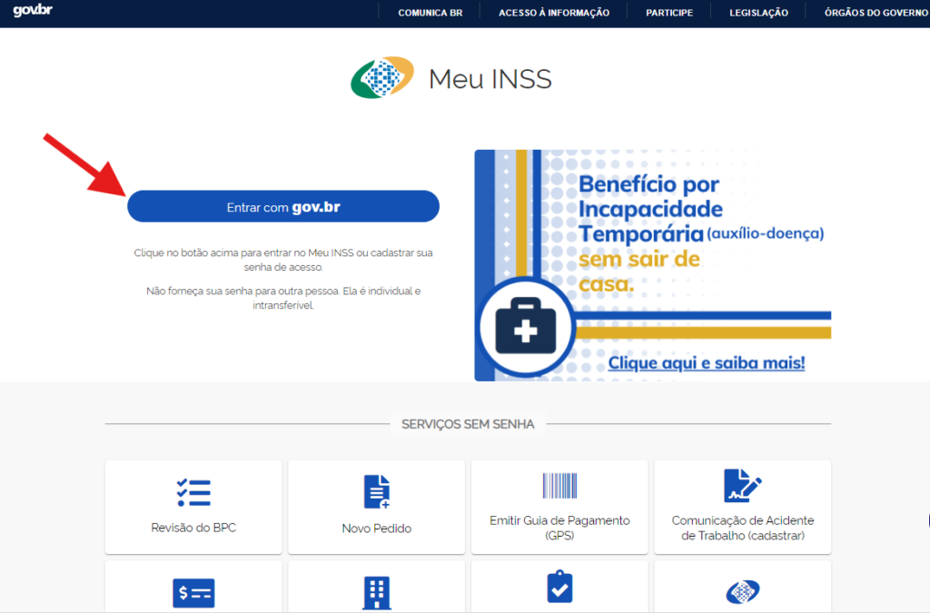 passo a passo pedir beneficio por incapacidade meu inss